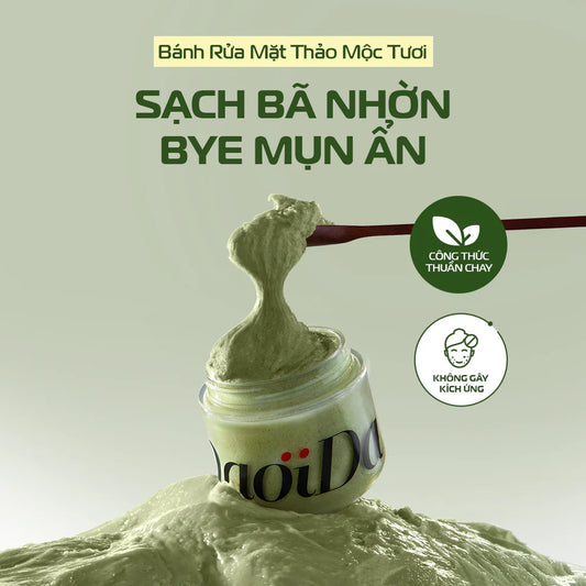 Limpiador facial de hierbas frescas