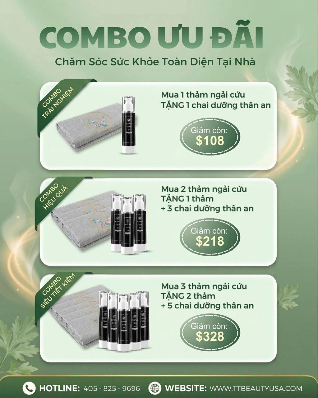 Thảm Ngải Cứu Massage Đông Y-USA